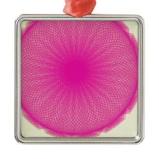 pink color lovers ornament