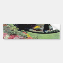 Pink Colorful quarry flowers Bumper Stickers