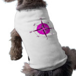Pink Compass Rose Pet Tee