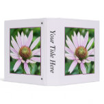 Pink Coneflower - Echinacea Purpurea 3 Ring Binders