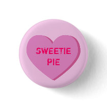 Pink Conversation Heart Template buttons