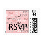 Pink Coral 2013 RSVP Wedding Postage