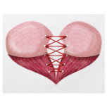 Pink Corest Heart Personalized Flyer