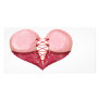 Pink Corest Heart Photo Card