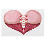 Pink Corest Heart Stationery