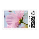 Pink Cosmos • Bride & Groom Stamp