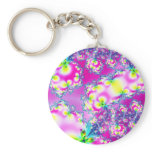 Pink Cosmos Keychains
