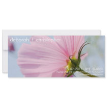 Pink Cosmos • Save the Date Card invitations by SabineStGreetings Pink Cosmos • Save the Date Card invitations