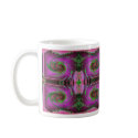 pink cosmos swirl mugs