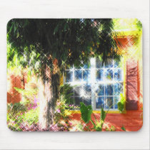 PINK COTTAGE MOUSE PAD