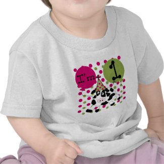 Pink Cow 1st Birthday Tshirts and Gifts