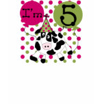 Pink Cow 5th Birthday Tshirts and Gifts