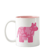 Pink Cow Coffee Mug