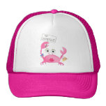 PINK CRAB HAT hats