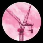 Pink Crane stickers