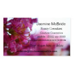 Pink Crape Macro Business Profile Card Business Card Template