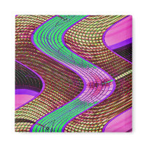 pink crazy magnets by DonnaGraysonAbstract pink crazy magnets