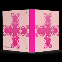 pink cross binders