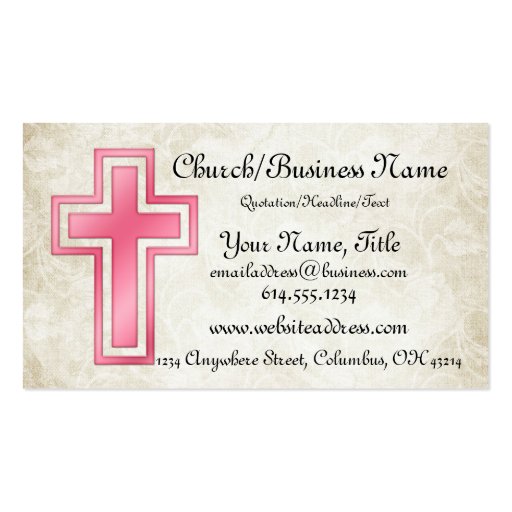 Religious Business Cards And Religious Business Card Templates Zazzle