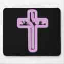 Pink Cross mousepads by jesus1ste Pink Cross mousepads