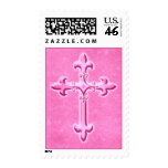 Pink Cross Postage