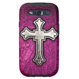 Pink Cross Samsung Galaxy S3 Cases