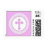 Pink Cross Small Stamp
