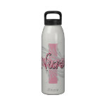 Pink Cross/Swirl Nurse Drinking Bottle