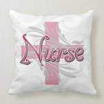 Pink Cross/Swirl Nurse Pillows