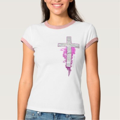 Pink Cross Tee Shirt by Reformation