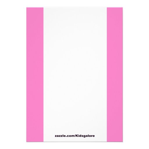 Pink Cross with Photo Communion Invitation