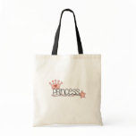Pink Crown and Wand Princess Canvas Bags