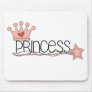 Pink Crown and Wand Princess Mouse Mat