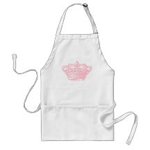Pink Crown Apron