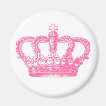 Pink Crown Fridge Magnet