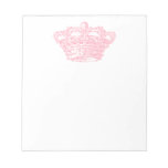 Pink Crown Memo Pad