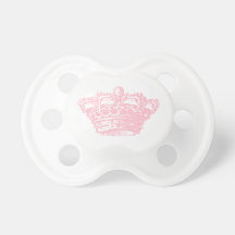 Pink Crown Pacifier