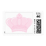 Pink Crown Postage Stamp