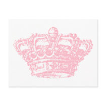 Pink Crown Postcard