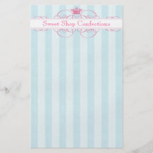Pink Crown Sweet Shop Flyer