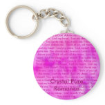 Pink Crystal Pure Romance Keychains