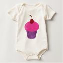 Pink Cupcake Baby Clothes t-shirts