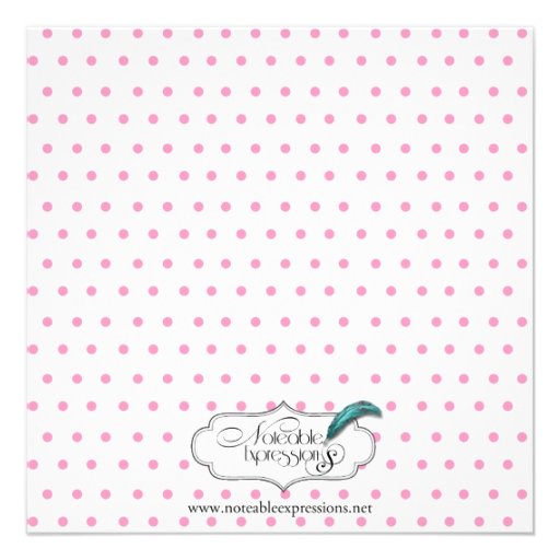 Pink Cupcake Baby Shower Invitation