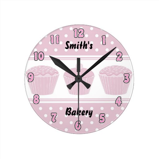 Cupcake Clocks, Cupcake Wall Clock Designs
