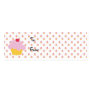 Pink Cupcake Birthday Gift Tags