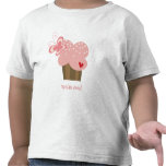 Pink Cupcake & Butterfly Whimsical Custom T-shirt