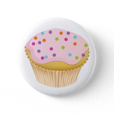Pink Cupcake buttons