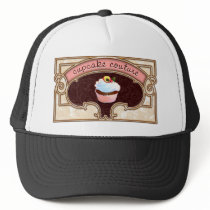 Pink Cupcake Couture Sign Logo Banner Hats
