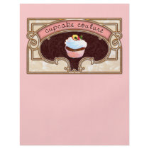 Pink Cupcake Couture Vintage Style Flyer