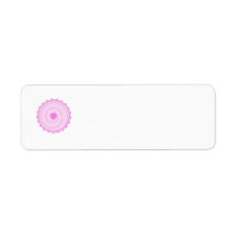 Pink Cupcake. Custom Return Address Labels